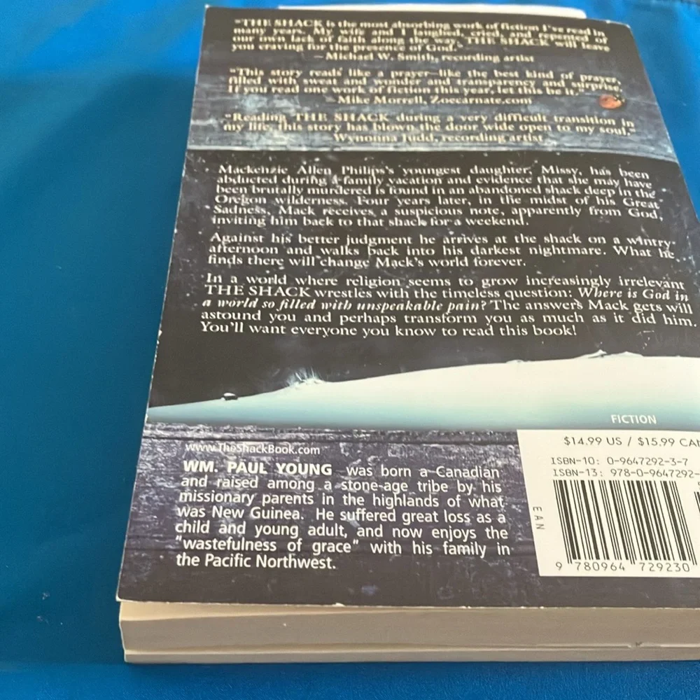 The Shack by Wm. Paul Young Book
